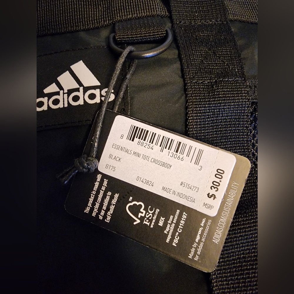 Adidas mini tote crossbody bag